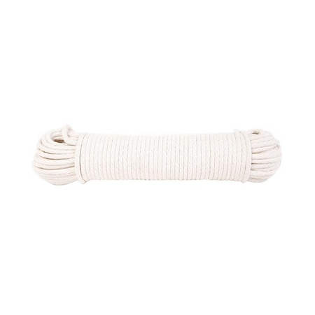 Koch Industries Koch Industries 1/4 in. D X 50 ft. L Natural Solid Braided Cotton Poly Blend Sash Cord 5600824